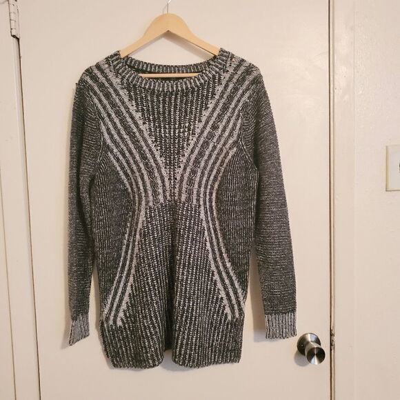 Mossimo Pullover Black/Gray Knit Sweater Size XXL - Picture 2 of 8